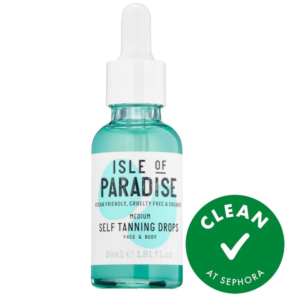 ISLE OF PARADISE Self Tanning Natural Glow Face Drops